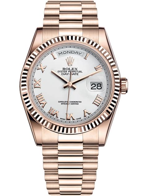 rolex day date 36 roman numerals|rolex day date president 36mm.